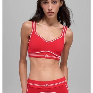 ALO Yoga Airbrush Heart Throb Bra (S) NWT